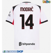 Maglie da calcio AC Milan Luka Modric #14 Seconda Maglia 2025-26 Manica Corta